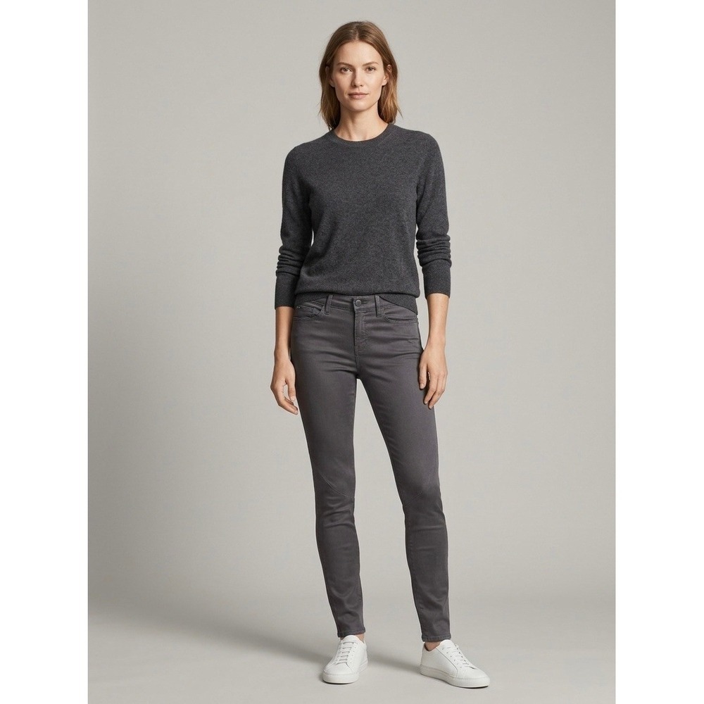 Vince Skinny Jeans Charcoal Gray Tencel Blend Denim Womens Size 30